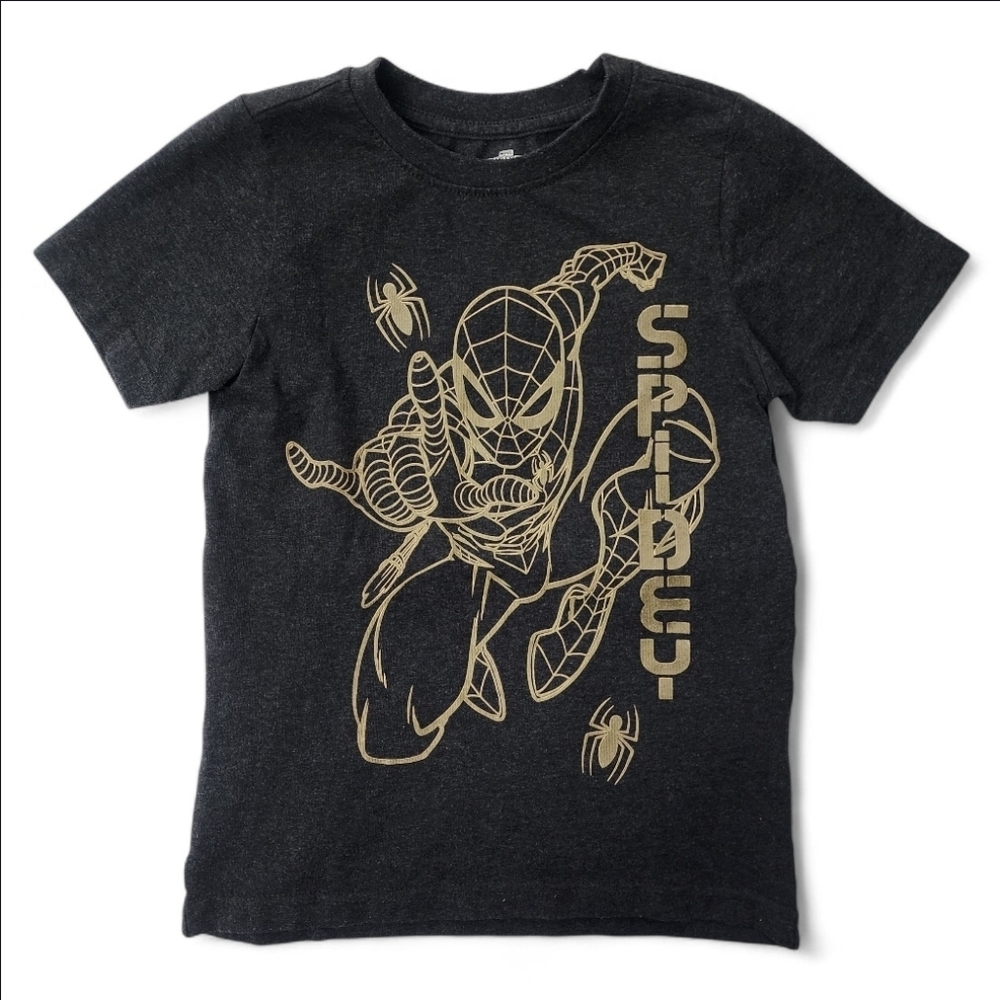 Marvel Spider-Man Spidey Boys Graphic T-Shirt – Size 7 Gray Tee